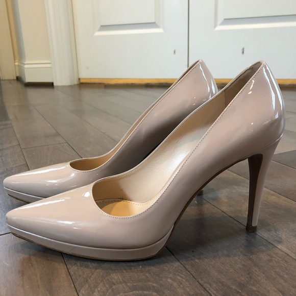 ⭐️PRADA Nude patent leather pointed toe platform⭐️ - Picture 3 of 6